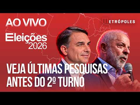 VEJA IMAGENS: Lula e Flávio lotam ruas antes do 2º turno | Últimas pesquisas neste sábado (24/10)
