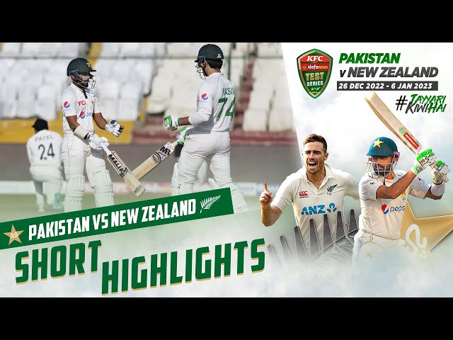 Short Highlights | Pakistan vs New Zealand | 1st Test Day 5 | PCB | MZ2L