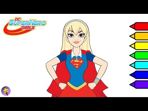 DC Super Hero Girls Coloring Book Supergirl Coloring Page DC Superhero Girls Coloring Book Page