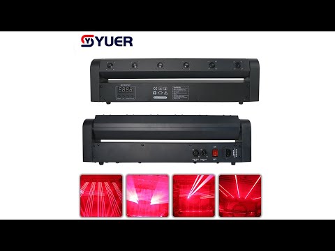 YUER™️ NEW 6 Eyes Stage Effect Red Laser Bar Beam Lighting