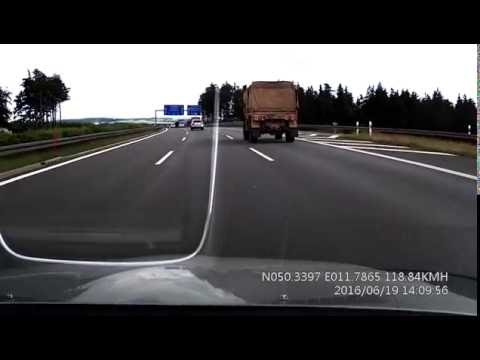 USA Kriegsfahrzeuge A9 Richtung München 19.06.2016 Millitärbewegung Truppenbewegung