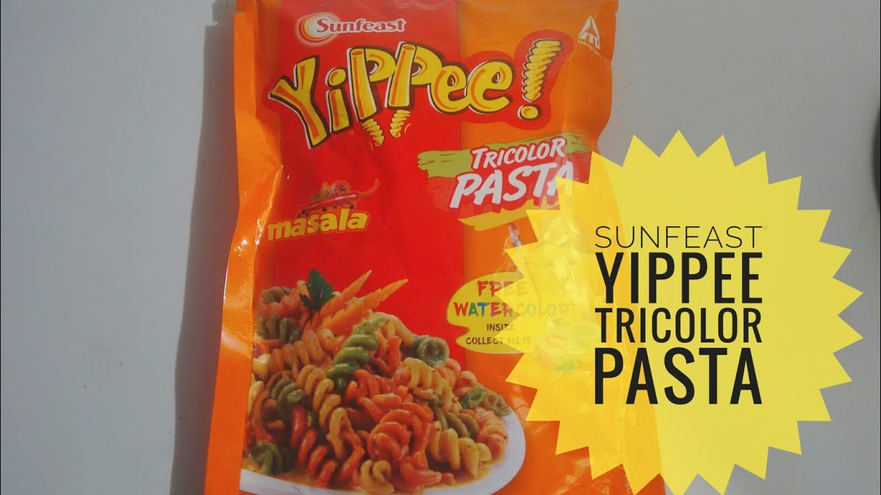 SUNFEAST YIPPEE TRICOLOR PASTA-sunfeast pasta recipe