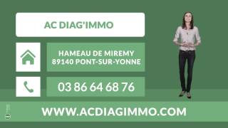 preview picture of video 'Diagnostics immobiliers - Pont-sur-Yonne (89) - AC DIAG'IMMO'