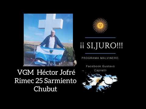Entrevista al VGM Héctor Jofré Rimec 25 Sarmiento Chubut 