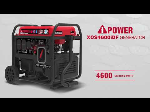 XOS4600iDF - A-iPower Dual Fuel Powered Open Frame Inverter Generator