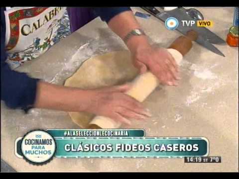 Fideos caseros para muchos