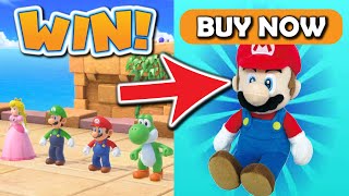 Super Mario Party Minigames but I BUY TOYS of Whoever Wins!! *ALL CHARACTERS*