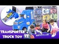 TRUCK TRANSPORTER TOY REVIEW Toys Play Kids Emma Jin Mei Li