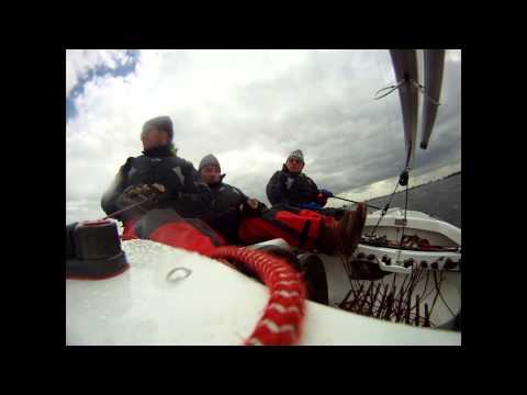 Tacking a Dragon: NED 402 sailing in Aalsmeer