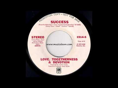 Love, Togetherness & Devotion - Success [A&M] 1974 Soul Funk 45 Video