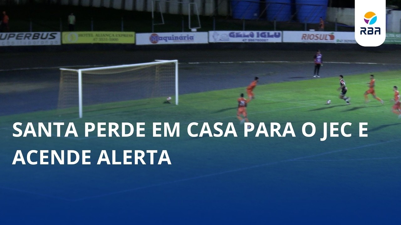 Santa perde em casa por 3 a 0 e acende alerta na Copa SC