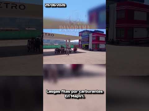 Reportan largas filas en el surtidor principal de Mapiri.
