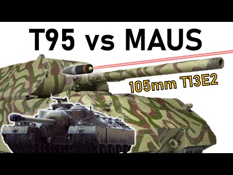 T95 DOOM TURTLE vs MAUS | Battle of the Super-Heavies | Armour Penetration Simulation