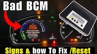 How to Diagnose, test, fix,& Reset body control module Chevy(bad bcm symptoms chevy)
