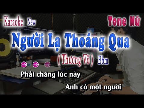 Người Lạ Thoáng Qua Karaoke Tone Nữ (Thương Võ ) Beat Chuẩn | song nhien karaoke