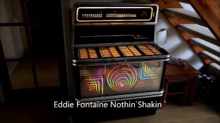 Eddie Fontaine  Nothin` Shakin` ( 2 )  played on the Wurlitzer Atlanta Juke Box