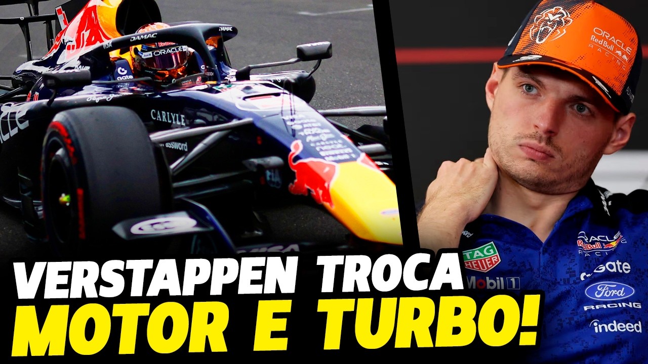 🚨RED BULL CONFIRMA TROCA DE MOTOR DO CARRO DE VERSTAPPEN PARA SPA | FÓRMULA 1