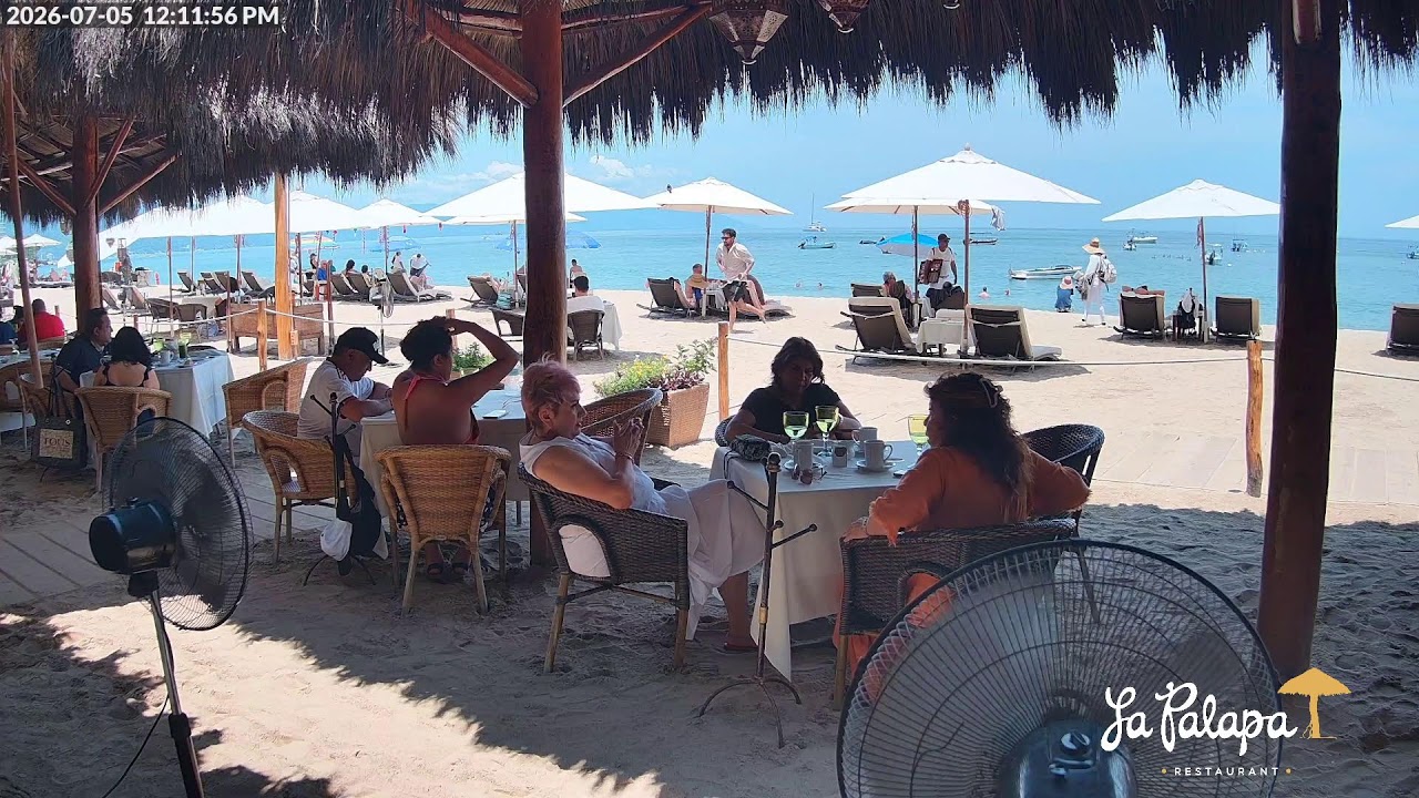 Live webcam view of La Palapa Beach Cam