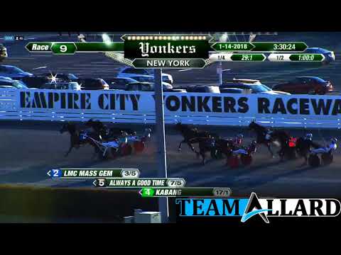 LMC Mass Gem 1/14/18 #TeamAllard #harnessracing #horseracing
