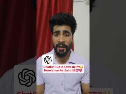 ChatGPT Go is FREE for Everyone 😱 | How to Claim Free ChatGPT Go Access | ChatGPT Update 2025