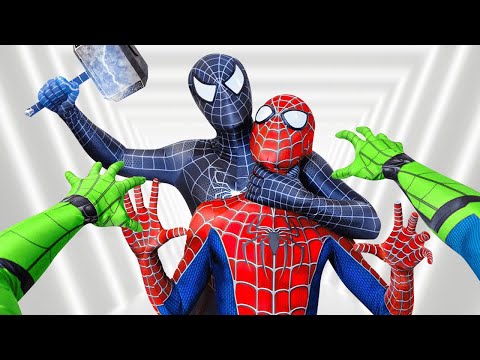 Spider-man Battle Fan Made Movie | Snake Chase Spider Girl #10 - Team Spiderman vs