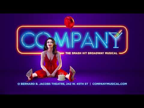 Broadway 2021 teaser frame featuring Katrina Lenk as Bobbie