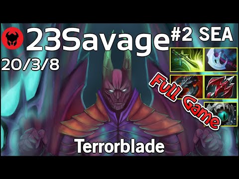 23Savage plays Terrorblade!!! Dota 2 Full Game 7.21