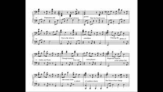 Shades of Scarlett Conquering, Joni Mitchell, piano part