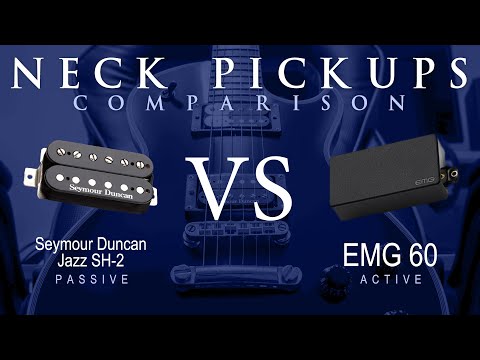 Seymour Duncan JAZZ SH-2 vs EMG 60 - Neck Pickup Guitar Tone Comparison Demo