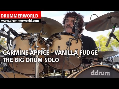 Carmine Appice: The Big Drum Solo with Vanilla Fudge - 2018 - #carmineappice  #drummerworld