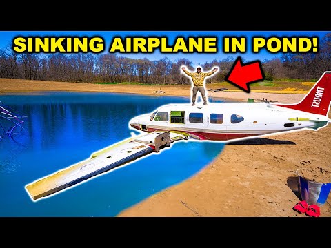 I Bought an AIRPLANE...then SUNK IT into the POND!!! (Bad Idea?)
