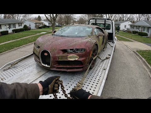 Rebuild $6M Crashed BUGATTI CHIRON PURSPORT W16