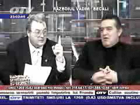Scandal intre Vadim Tudor si Gigi Becali la Otv