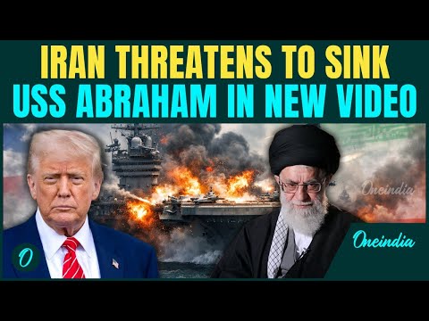 U.S VS IRAN: Iran Threatens to SINK U.S Warships as Tehran Releases Chilling Video of USS Abraham