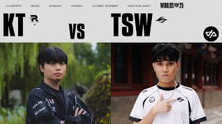 KT vs TSW, ILS SE RAPPROCHENT DES PLAYOFFS (WORLDS 2025)