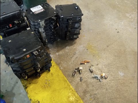 how to identify ? Circuit breakers early collecting silver scrap huge lot