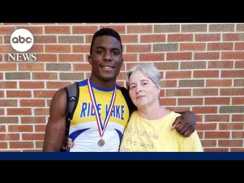 USA track star shares powerful adoption story