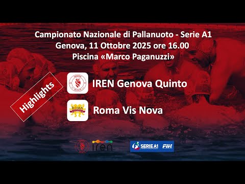 Highlights Iren Genova Quinto - Roma Vis Nova
