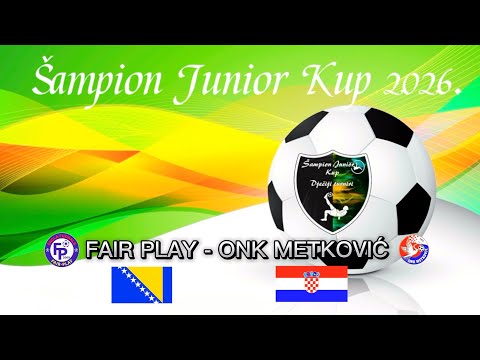Šampion Junior Kup 2026. FAIR PLAY /BiH/ - ONK METKOVIĆ /CRO/ 2:0  / Generacija 2016 / 10.01.2026.