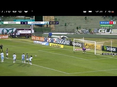 GUARANI 1X0 LONDRINA (BRASILEIRÃO SÉRIE B AO VIVO)
