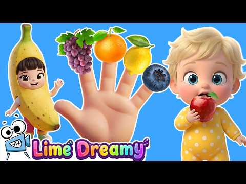 Ten Fruit Finger Family & + More Nursery Rhymes & Learning Songs for Toddlers | Lime Dreamy