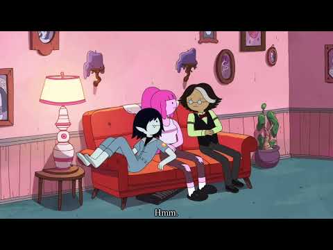 Bubblegum and Marceline Gossip Finn's Love Life - Fionna and Cake Season 2 Clip