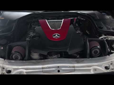 Logos FAI Intakes on TUNED Mercedes C43/C450 AMG