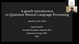 A Gentle Introduction to Quantum Natural Language Processing [QCT21/22, Seminar 