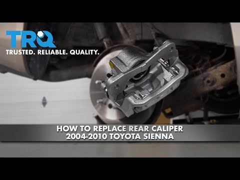 How To Replace Rear Caliper 2004-2010 Toyota Sienna