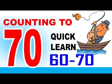 #12 ABC Maths | Numbers 60 - 70 | Counting 60's | Abc Kids