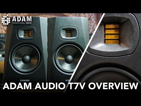 ADAM Audio A7V 7" Active Studio Monitor (Single) 2022 - Present - Black image 3