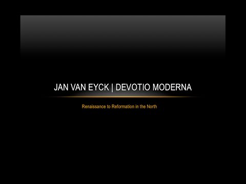 Jan Van Eyck and Devotio Moderna