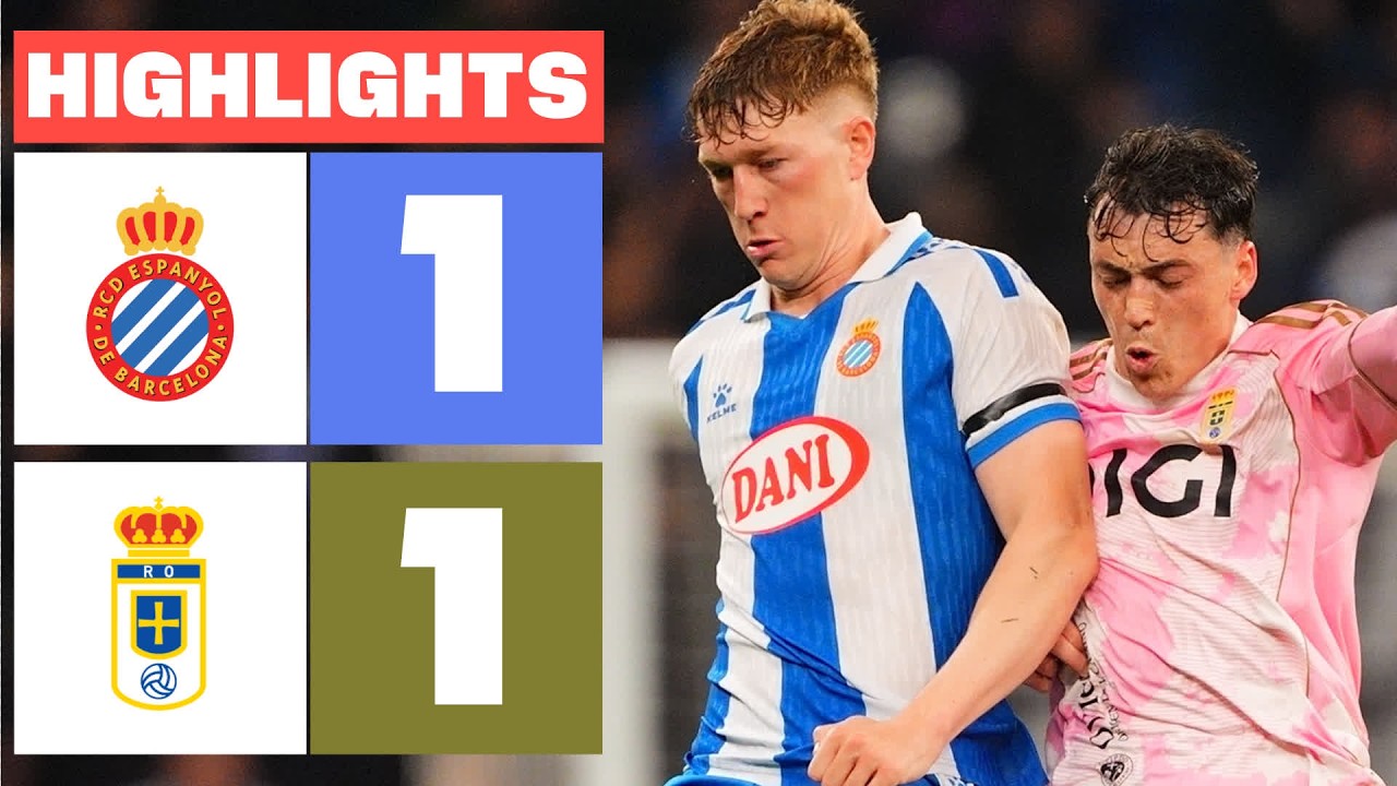 Espanyol vs Real Oviedo Highlights