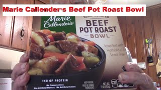 Marie Callender's Beef Pot Roast Bowl Taste Test